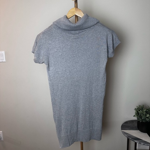 MEXX turtleneck short sleeve gray sweater size M - Picture 2 of 9